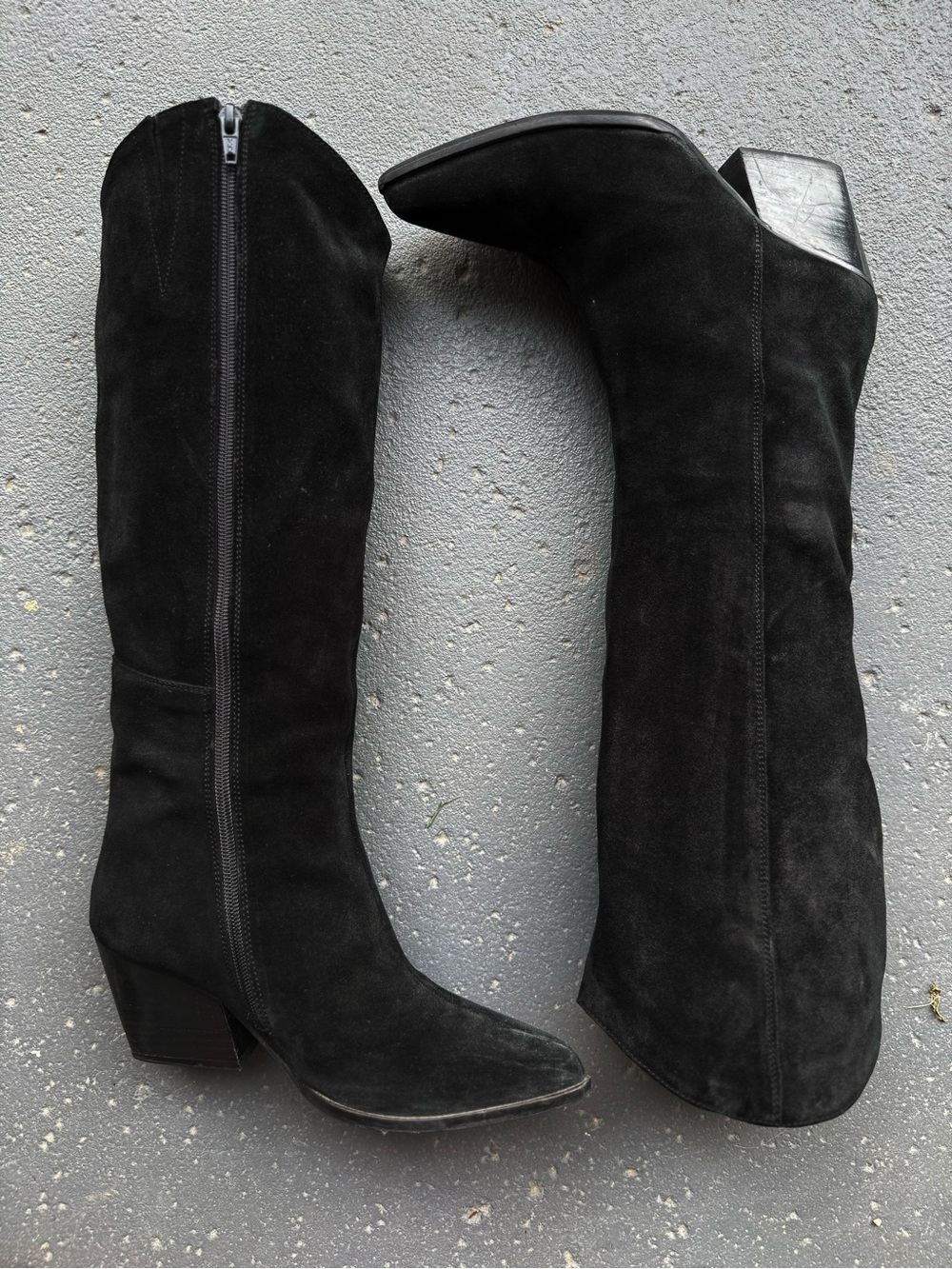 Genuine Leather Seychelles Begging You Black Suede Sz 6.5